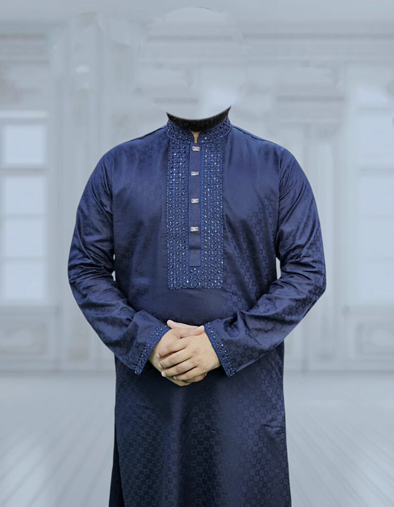 Navy Blue Color Punjabi